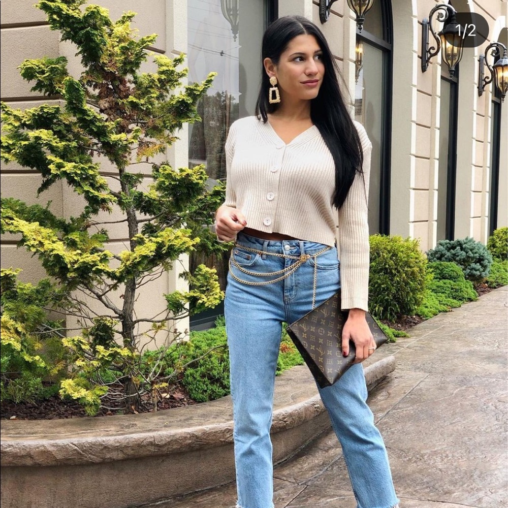 Cropped cardigan